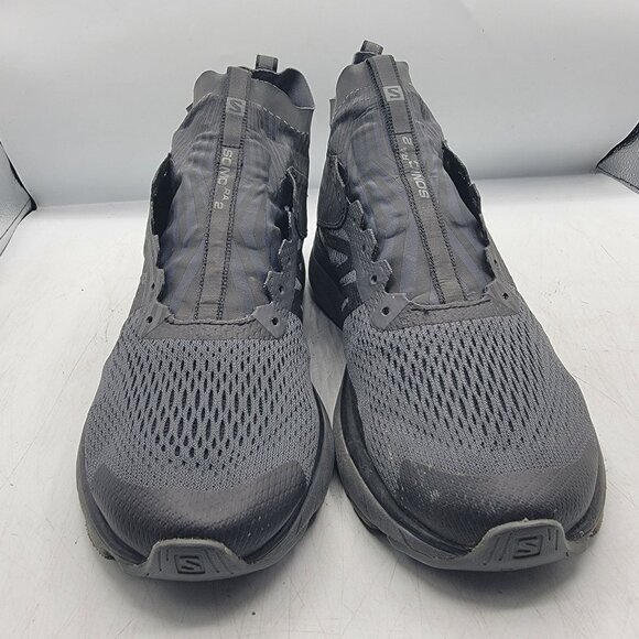 Salomon Sonic RA Nocturne Womens 10 Triple Black Running Shoes Casual 408083 - Picture 2 of 13